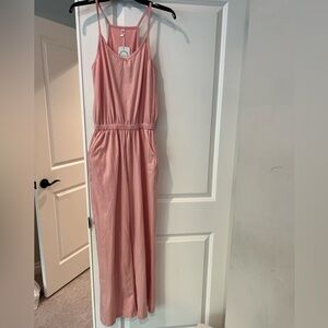 Women’s Jumpsuit, Powder pink, Size Small